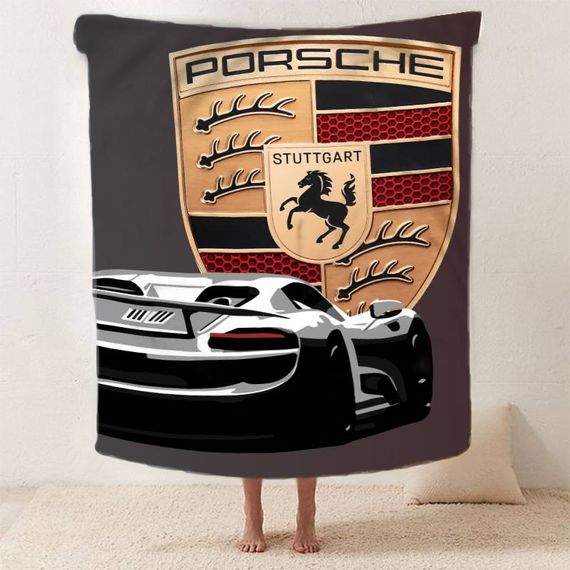 Плед 3D Porsche 12423 160х200 см | Зображення 1