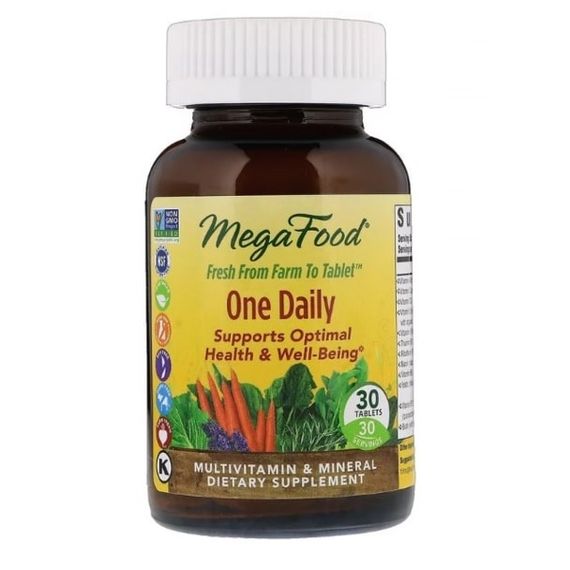 Вітамінно-мінеральний комплекс MegaFood One Daily 30 Tabs MGF-10150