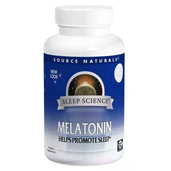 Мелатонін для сну Source Naturals Melatonin 1 mg 200 Tabs