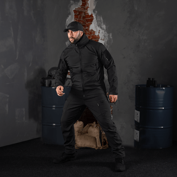 Куртка Phantom SoftShell Чорна (7287), L | Зображення 1