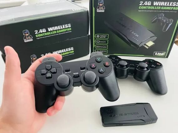 Игровая приставка LITE GREEN HDMI 3535 игр Dendy, Sega, Аркадные игры, Game Boy, Nintendo, Atari, PlayStation | Зображення 2