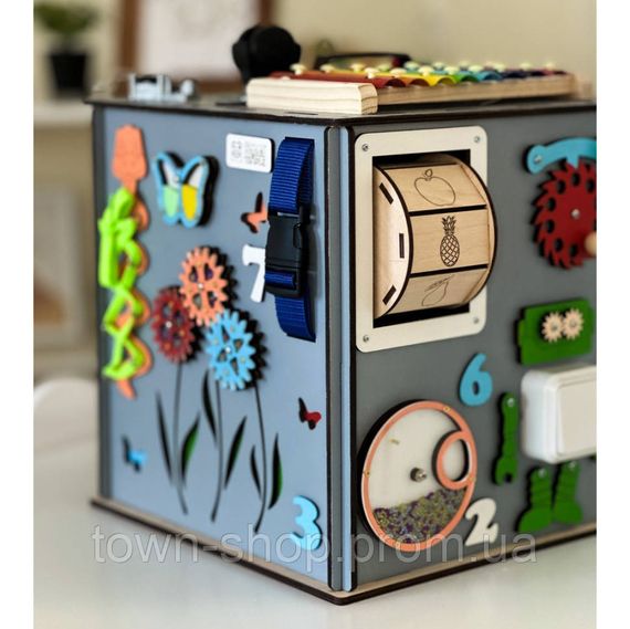 Развивающая игрушка Бизикуб TG3461117500, 30х30х30 см Серый | Зображення 3