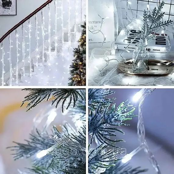 Світлодіодна гірлянда Нитка 30м, 500LED, Холодний білий XPRO (234573904_268) | Зображення 2