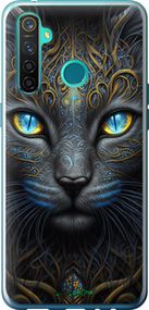 Чохол на Realme 5 Pro Кішка "5548u-1861-2448"