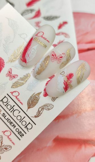 Фольгований слайдер RichColor 022 на водяній основі (6.5x9.5см) | Зображення 2