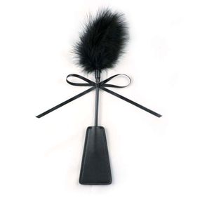 Двостороння пір'їнка-шльопалка Універсальний. Чорний 5424