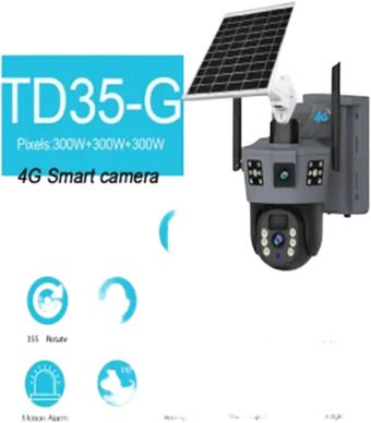 Камера відеоспостереження PTZ WiFi з сонячною панеллю XPRO TP34-4G/TD35 V380PRO (45047-16979_1980)