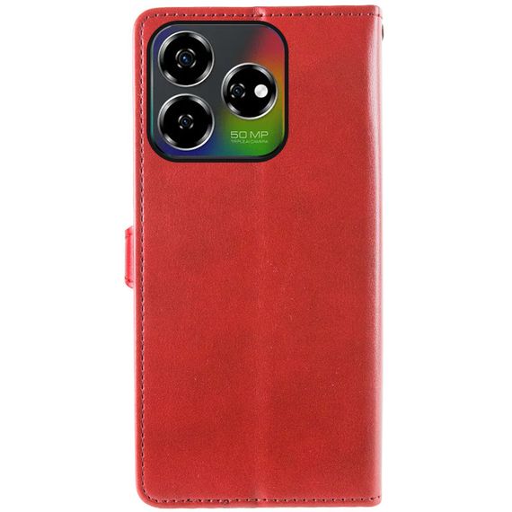 Шкіряний чохол-книжка GETMAN Gallant (PU) для ZTE Nubia V60 Червоний | Зображення 4