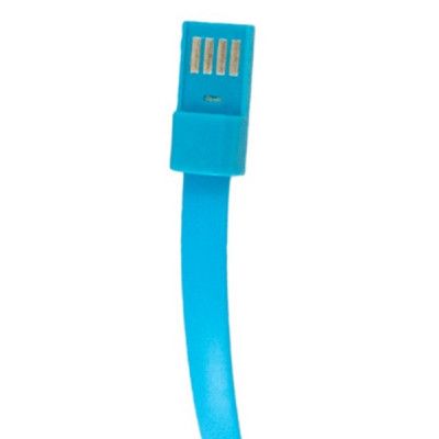 Дата кабель USB 2.0 AM to Micro 5P 0.2m браслет blue Extradigital (KBU1784) | Зображення 2