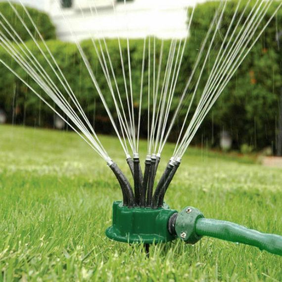 Умная система полива Multifunctional Water Sprinkler распылитель дождеватель для полива газона на 360 градусов | Зображення 1