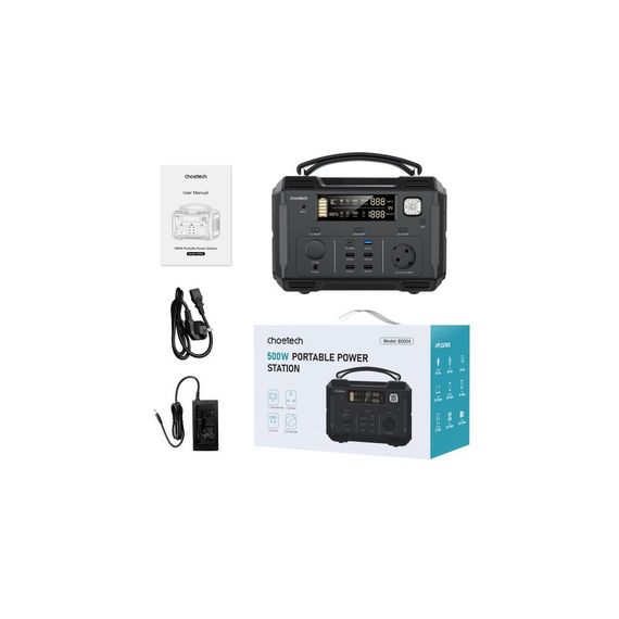 Зарядна станція Choetech BS004-EU-BK, 500W (BS004-EU-BK) | Зображення 4