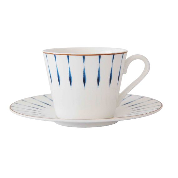 Чашка з блюдцем Gipfel Azzurro GP-40725 250 мл