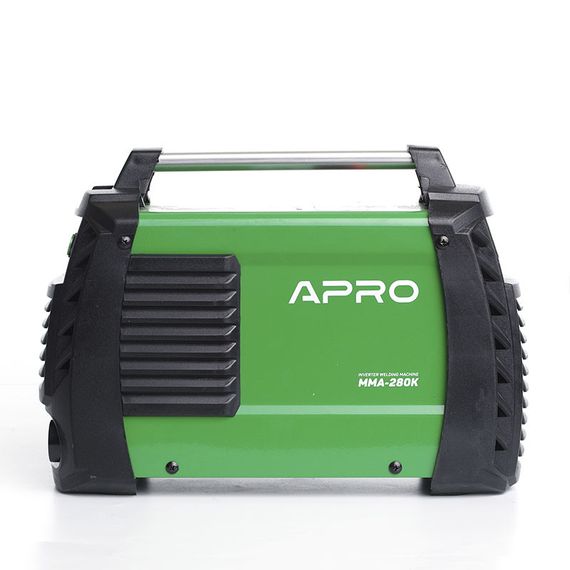 Зварювальний апарат інверторний APRO MMA-280 K, ялин.5 мм, + набір кабелів, кейс 8945121 | Зображення 1