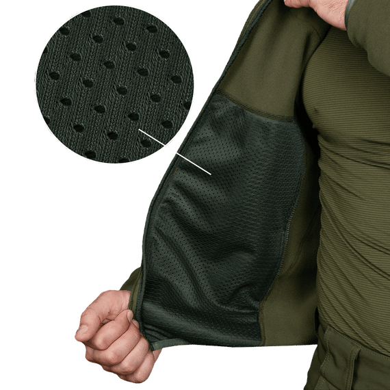 Флісова кофта Army 2.0 НГУ Олива (7408), XS XL | Зображення 5