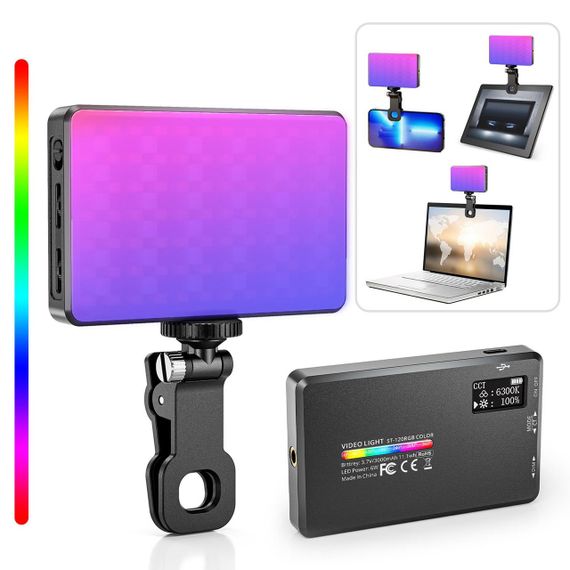 Свет блогера на прищепке RGB LAMP AND-5265