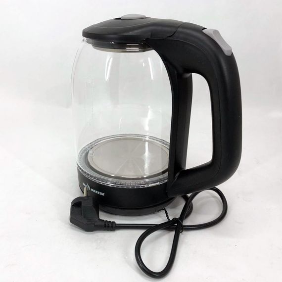 Чайник дисковый, Чайник стеклянный для ресторанов Электрический с индикатором воды LB-69 | Зображення 6