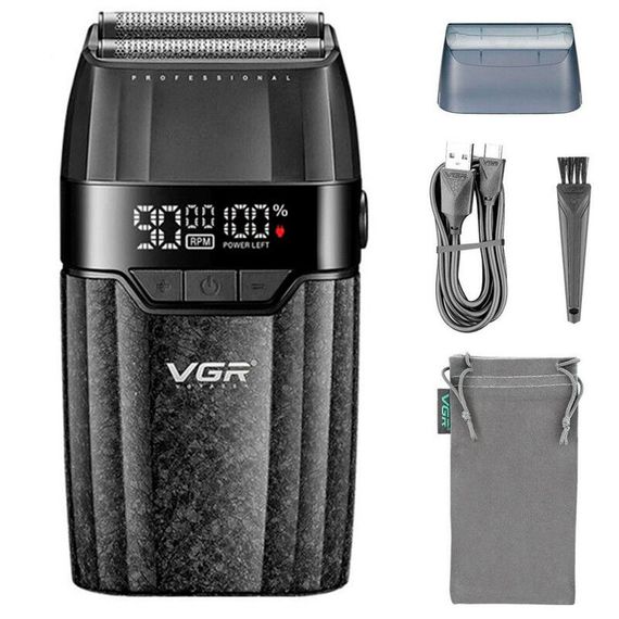 Електробритва шейвер VGR V-640S чорна