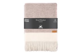 Плед Ardesto Leonardo Bianco 140x200см 100% вовна бежевий (ART0501LB)