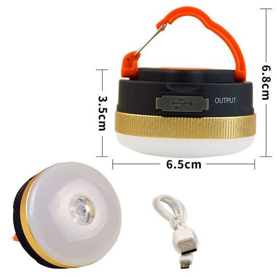 Светодиодный кемпинговый фонарь YD-7-7SMD с функцией Power Bank белый красный свет OS-67 | Зображення 4