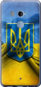 Чехол на HTC U11 Plus Флаг и герб Украины 1 "375u-1363-17620"