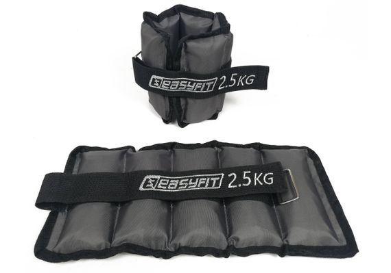 Обтяжувачі EasyFit 2 х 2,5 кг для ніг та рук з металом (EF-AWTМ-250) | Зображення 2