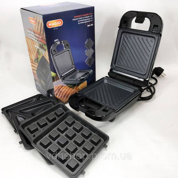 Домашний гриль для стейков, Гриль-решетка для овощей Мультипекарь с функцией гриля кухни SU-35 | Зображення 7