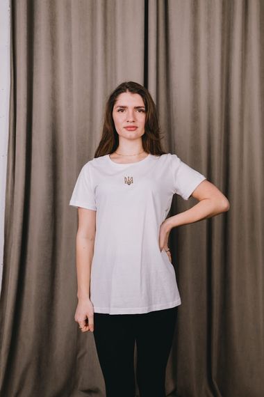 Футболка жіноча Носи своє 44 Білий (p-9933-164475) | Зображення 3