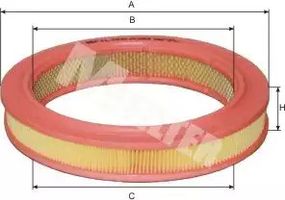Фільтр повітряний FORD FIESTA, M-FILTER (A384)