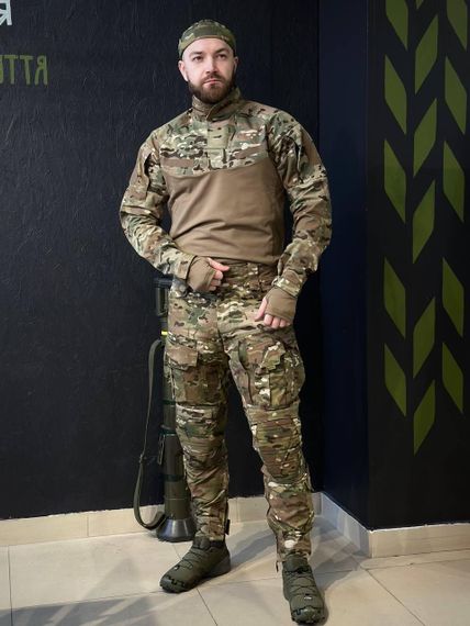Тактично-польові штани з наколінниками KS-PRO Military, мультикам MTP | Зображення 5