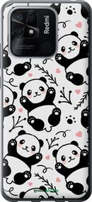 Чохол на Xiaomi Redmi 10C Панди "4318u-2591-2448"