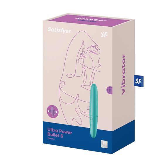 Мінівібратор Satisfyer Ultra Power Bullet 6 Turquoise | Зображення 6