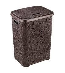 Кошик для білизни 67л коричневий Ажур ELIF