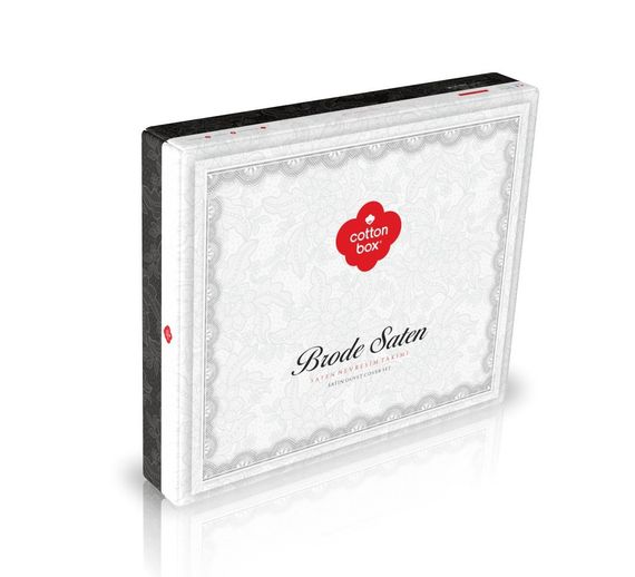 Комплект постільної білизни Cotton Box Brode Saten 200×220 Ella Mint | Зображення 2