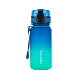 Бутылка для воды UZSPACE 3034(Blue-Green) 350 мл сине-зеленая