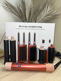 Airwrap Complete Long HS05 6-в-1 — стайлер для волосся з насадками, Strawberry