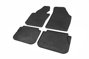 Гумові килимки (4 шт, Polytep) для Volkswagen Caddy 2004-2010 рр