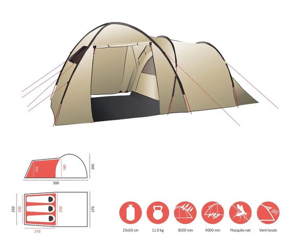 Намет Grand Canyon Atlanta 3 Mojave Desert (330029) (DAS302046) | Зображення 2