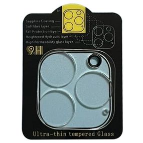 Захисне скло на камеру Full Block (тех.пак) для Apple iPhone 15 Pro (6.1") / 15 Pro Max (6.7")