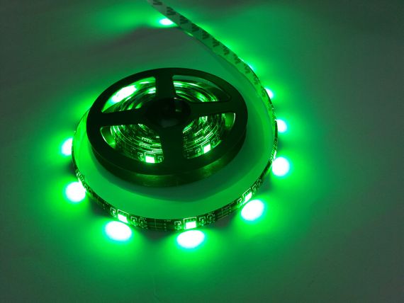 Лента светодиодная RGB 5050 2м с пультом для подсветки телевизора, монитора, мебели от USB | Зображення 8