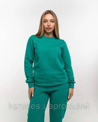 Жіночий світшот українського бренду, теплий жіночий світшот з начосом - 12 кольорів на вибір, зимній світшот