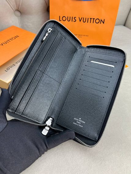 Органайзер сірий Louis Vuitton Zippy Damier Graphite k421 | Зображення 4