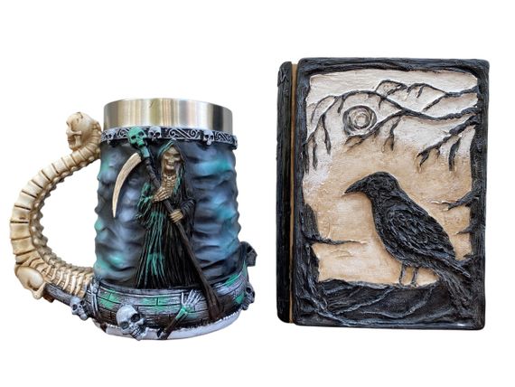 Подарунковий набір Кухоль 3D Підземний 578 і Блокнот 3D «Тінь Ворона»