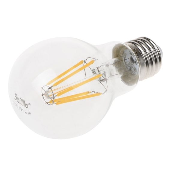 Лампа Эдисона LED 6W E27 COG WW A60 220V