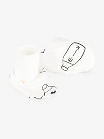 Пінетки для немовлят на манжеті Milk 915310м 0-3 місяці Білий shop (4821111446053)