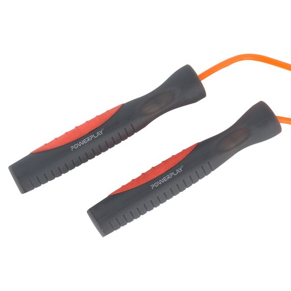 Скакалка PowerPlay 4204 Classic Jump Rope Помаранчева (2,7m.) | Зображення 3