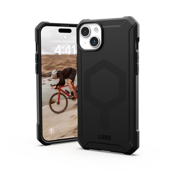 Чохол UAG для Apple iPhone 15 Plus Essential Armor Magsafe, Black (114307114040) | Зображення 1