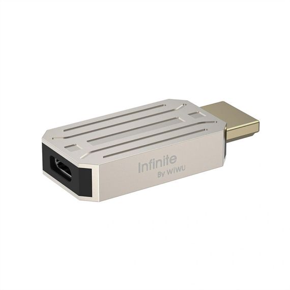 Переходник WIWU Wi-HB004 Infinite USB-C to HDMI Silver | Зображення 1