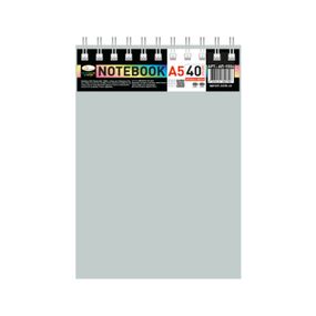 Блокнот А5 В-БП5-40(Gray) 40 листов, пружина сверху