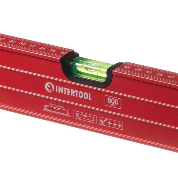 Рівень із поворотною капсулою 800 мм. 3 очі INTERTOOL MT-12681 | Зображення 4