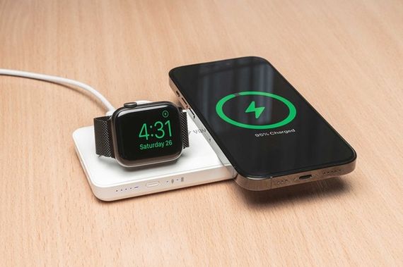 Портативний зарядний пристрій Yenkee YPB 510 - 10000 mAh PD 22,5W 3in1 Qi Wireless (White) | Зображення 4